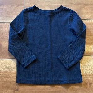 Navy blue long sleeve thermal